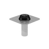 Geberit Naissance d'eaux pluviales avec tôle de raccordement