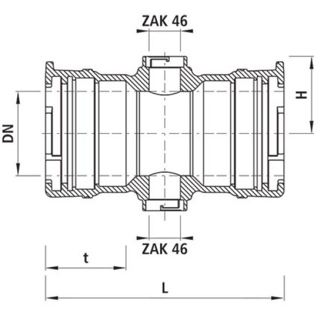 HAWLE STM-HA-STÜCK BAIO
5411   DN80     ZAK46