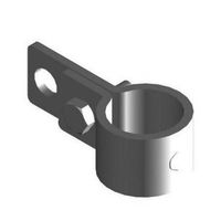 Collier pour paratonnerre en INOX pour barres de mise en terre et tubes de protection fendus