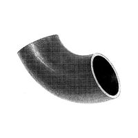 Siederohrbogen, nahtlos, 3d - 90°, kältebeschichtet 2K, 3 x 60µm = 180µm