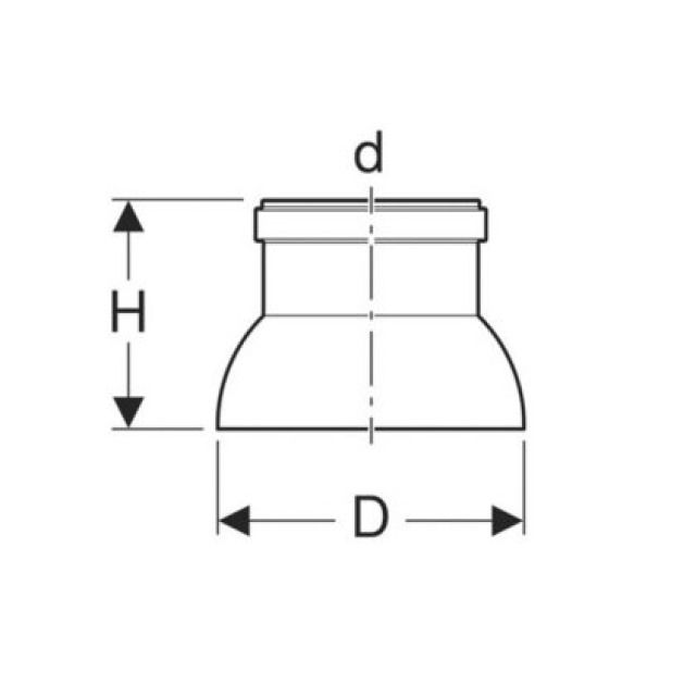 GEBERIT PE COLLERETTE D'ETANCH
368.989                 125 MM