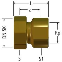 Accoupplement rapide avec écrou Optiflex, 86111
