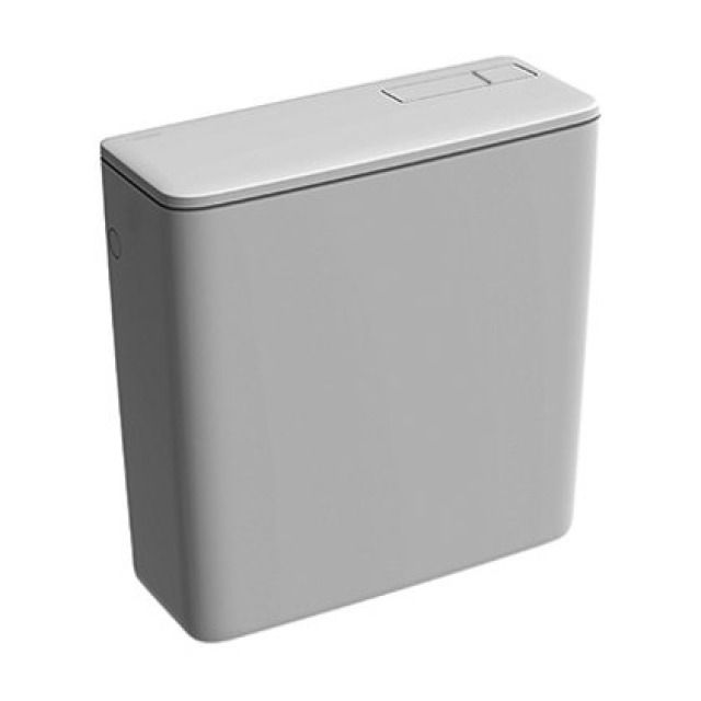 Chasse d'eau GEBERIT MODERNA
AP128, commande à deux
quantités, robinet de réglage
1/2", entrée d'eau derrière au
milieu ou latéral
Coloris: blanc