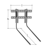 JRG Sanipex 5736 Rohrstütze einfach