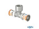 GF Uponor S-Press PLUS Té avec filetage femelle