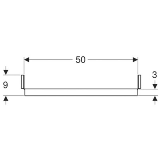 Traverse DUOFIX
pour élément pour niche de
douche