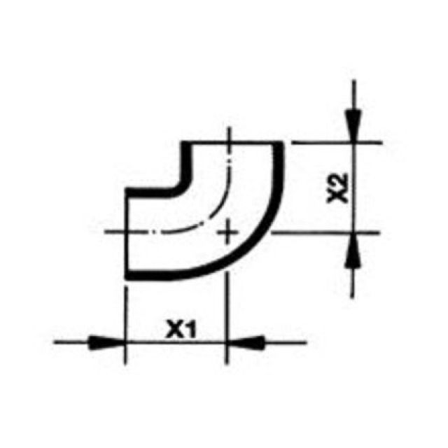 WAVIN ANSCHLUSSW.88.5° KURZ
NR.921.258               50 MM