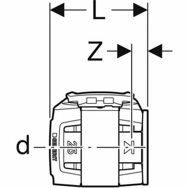 FLOWFIT BOUCHON P.EXTR.D.TUYAU
620.742   D=25