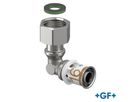GF Uponor S-Press PLUS Coude union 90° avec filetage femelle