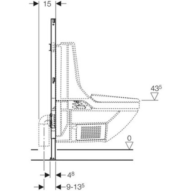 DUOFIX-WAND-WC-ELEMENT TYP 112
111.203  FUER ZWEISTUECKANLAGE