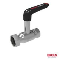 Vanne à bille BROEN Ballofix (écrou-raccord x pression) avec tige longue