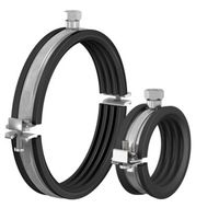 Flamco, Collier de serrage avec protection isolante, avec caoutchouc M8/M10