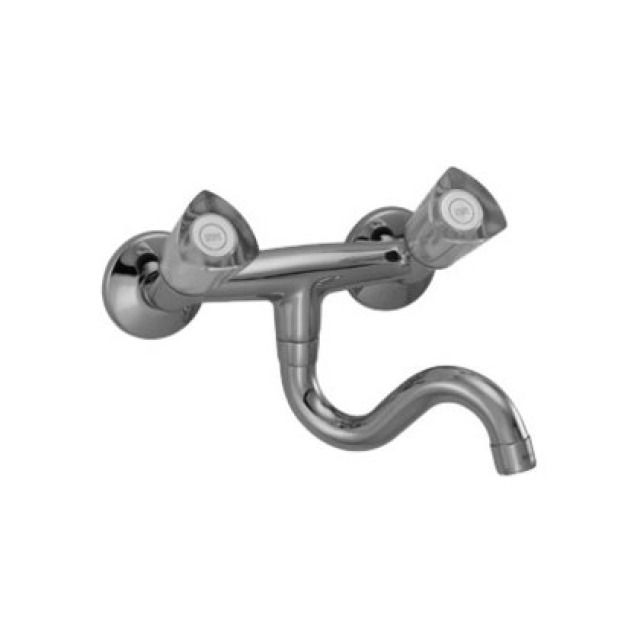 Batterie murale STAR
E 153 mm, S 200 mm
goulot orientable dessous
raccords 1/2" x 1/2"
groupe acoustique I
Coloris: chromeline