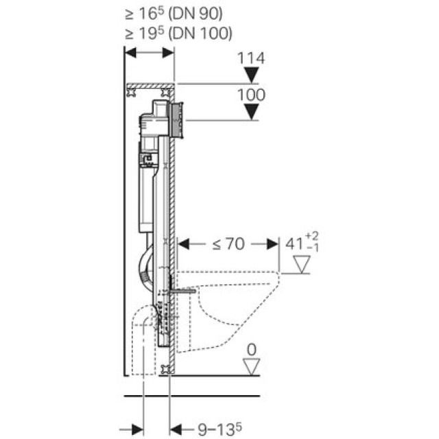 GIS-WAND-WC-ELEMENT  TYP 112
461.313          BETAET. VORNE