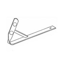 Crochet pare-neige torsadé droit