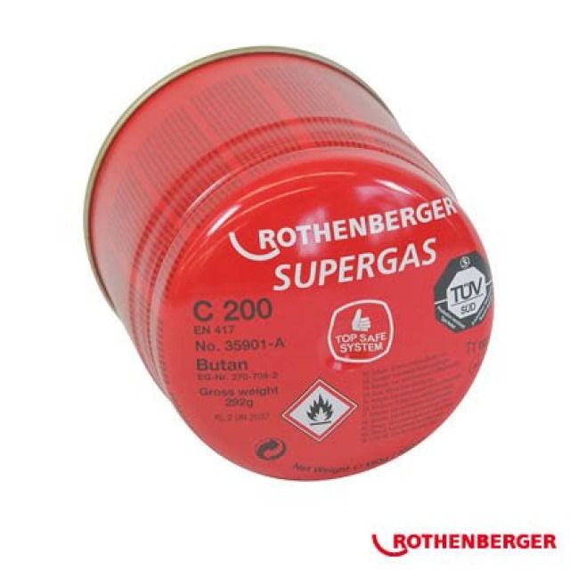 CARTOUCHE DE GAS C 200A
35901-A AVEC SYSTÈME DE SÉCURITÉ