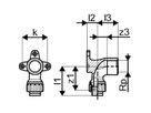 Sanipex Raccord de robinetterie simple. 5533 sans plomb