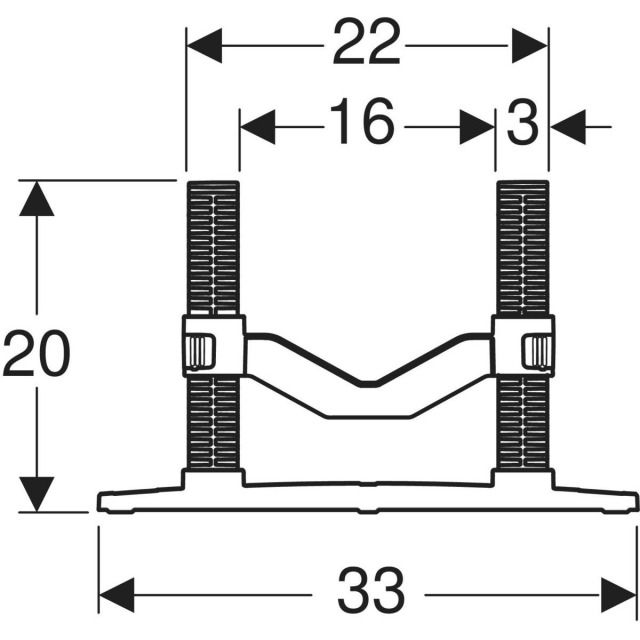 Set de collier à
sceller en dalle Geberit