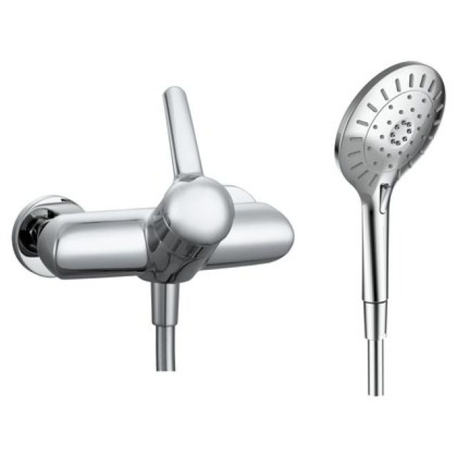 Mélangeur de douche MILOR
E 153 mm, raccords d'arrêt
1/2" x 1/2", douche SimiJet
Multi, groupe acoustique II
Coloris: chromeline