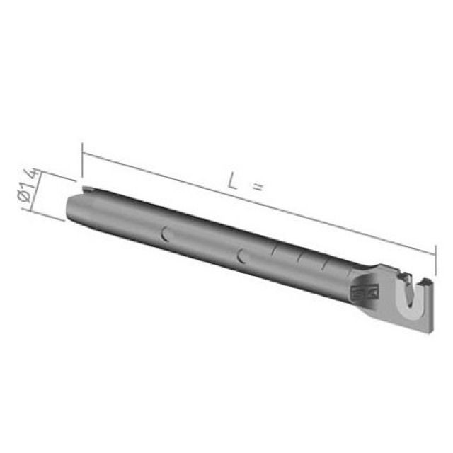KONSOLEN-ROHRKS M. FEST MONT.
K-STOFFAUFL 107/18   14/180 MM