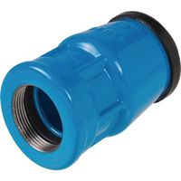 HAWLE, Raccord à emboîtement en fonte, avec filetage extérieur, 6200