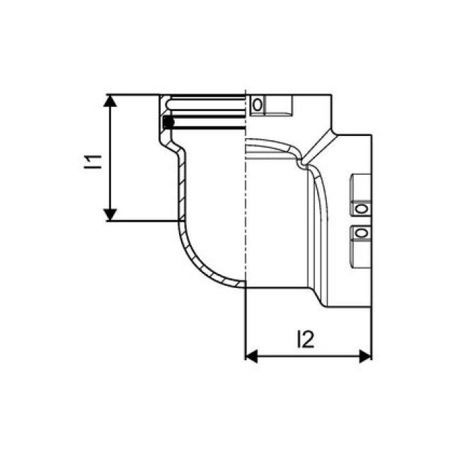 GF Uponor
RS coude 90° RS2-RS2