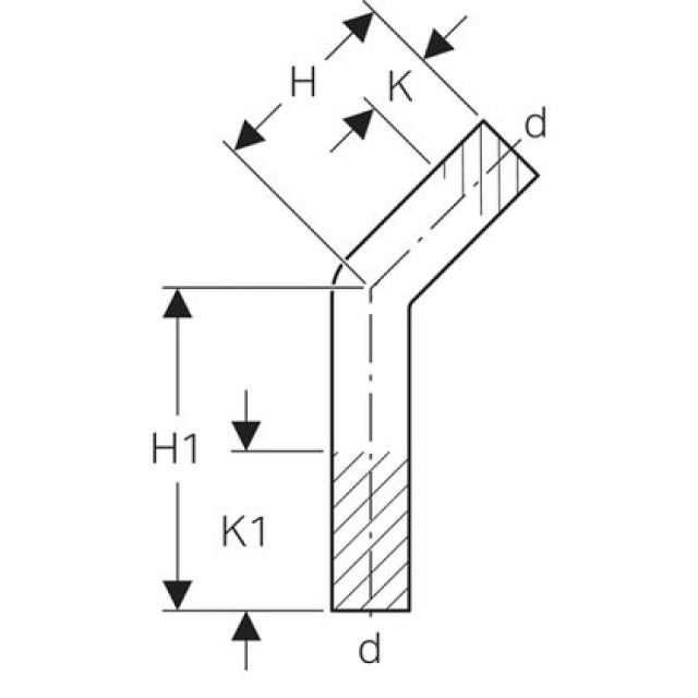 MPF-S PASSBOGEN 45°
30877                    42 MM