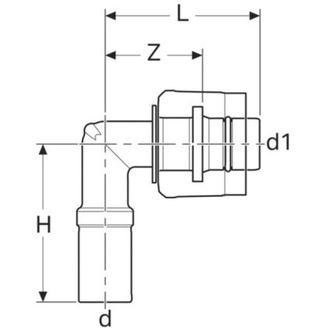 MPF-S coude 90°  61121
avec Masterfix et extr. insér.
15-MF20