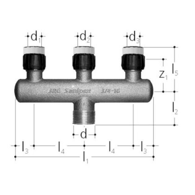 MT UP-VERT. 3-FACH 3/4
4645.050       16 - 16 - 16 MM
