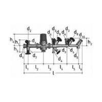 JRG, 1511, LegioStop Batterie de distribution complète, PN 16