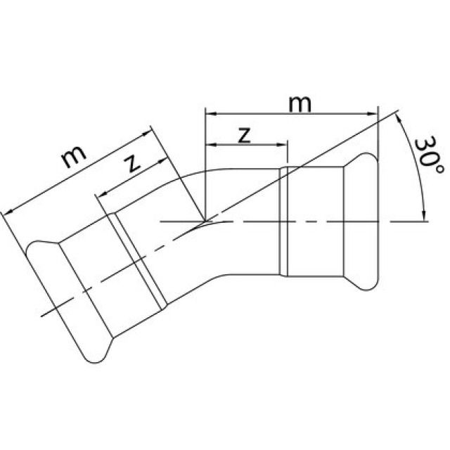 PROFITEC PRESSINOX - FIG. 48
COUDE 30° 88.9 MM