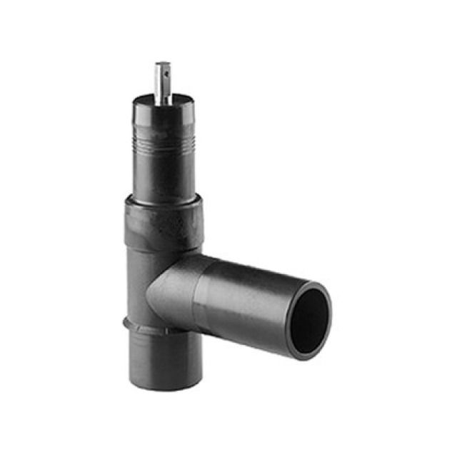 TE DE PERCAGE AVEC ROBINET ELGEF-PLUS
DIAM. 63 / 63 MM, ART. 193.281.606