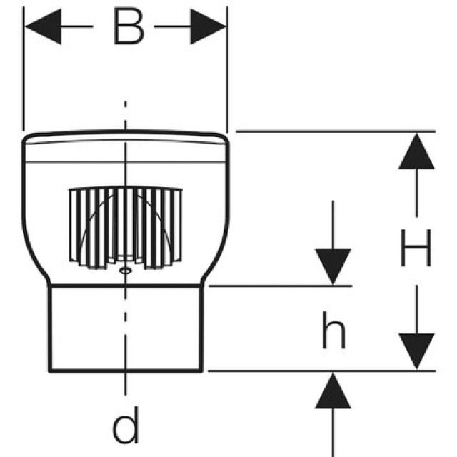 CLAPET DE VENTILATION GRB 90
310.007 POUR SILENT 75/90/99.5