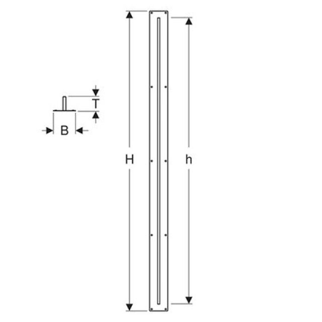 DUOFIX INST-ELEMENT 111.596
FUER GEBERIT ONE WALK-IN