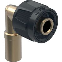 Equerre intermédiaire 90° Geberit Mapress avec MasterFix et extrémité à insérer