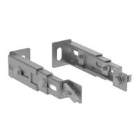 Duofix Set de fixation de pied à la paroi arrière