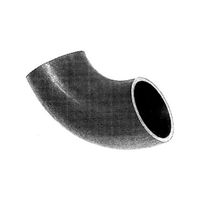 Coude à souder , gaz, sans soudure, 5d, 90°