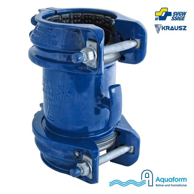 HYMAXGRIP - AQUAFORM MANCHON POLYVALENT
(Ø 80-95 / 94-106)PN16 DN80 RESISTANT
A LA TRACTION ART. 6014.080