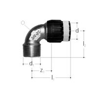 4672, Sanipex MT, Equerre avec filetage extérieur