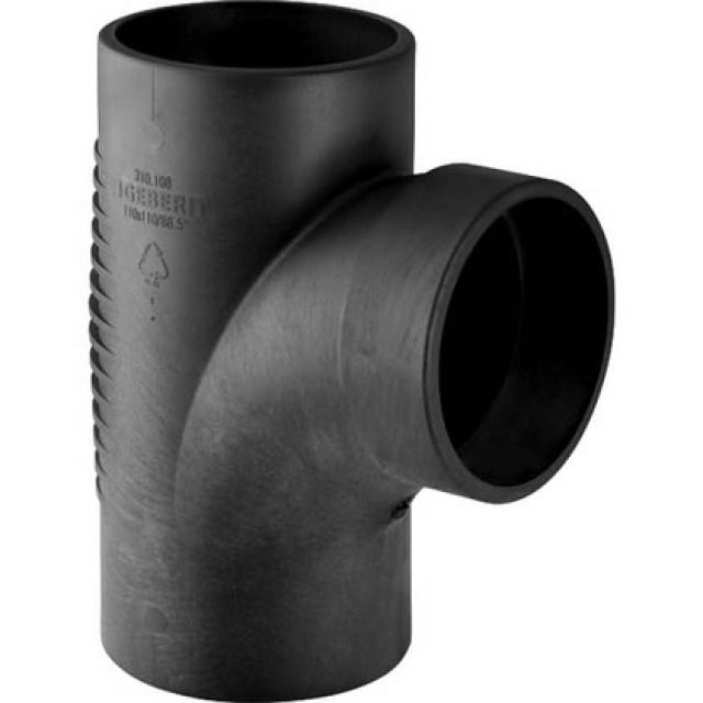 Embranchement avec départ coudé
308.089 88.5° Geberit Silent-db20
d=90mm, d1=90mm
