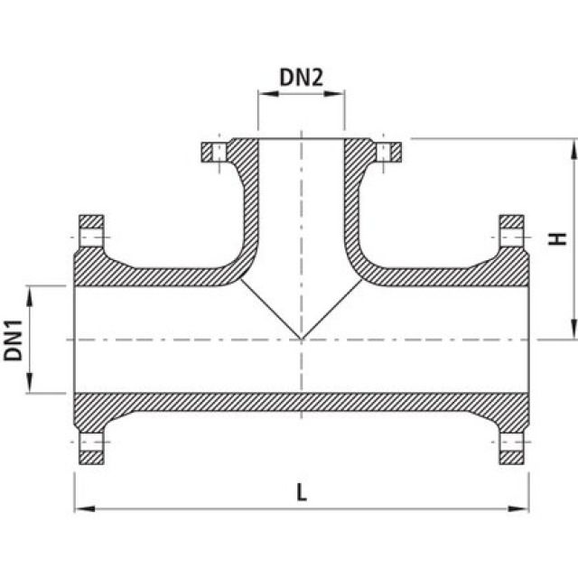 T À BRIDES DN 125/65 8510