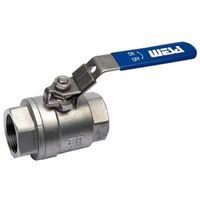 Inox, Vanne à bille, a passage intégral