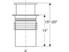 Grille-siphon Varino à emboîter
388.060 d110 grille fentes 10x10 cm