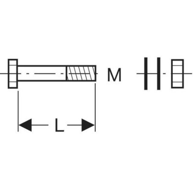 GEBERIT BOULON COMPLET
369.743           160 - 200 MM