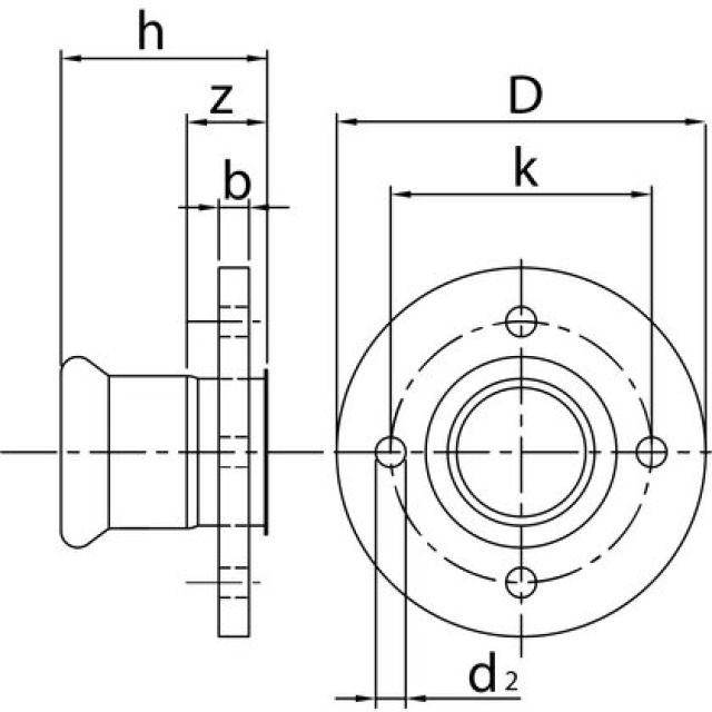 PROFITEC PRESSINOX - FIG. 28
BRIDE FOLLE 54-DN50