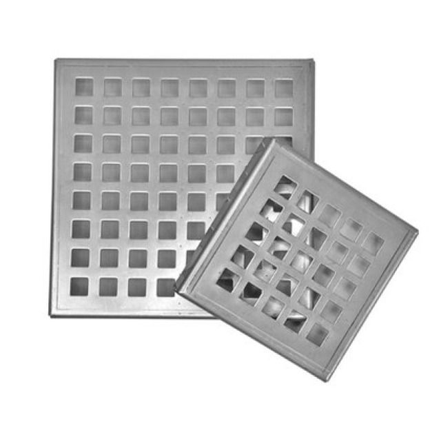 LOCHROST MIT QUADRATLOCH CR-NI
200 X 200 MM