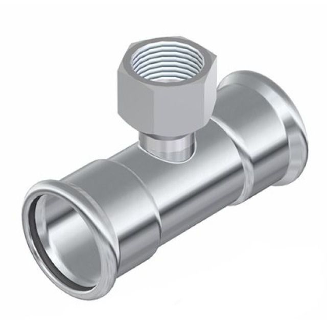 PROFITEC PRESSINOX-FIG. 12
TÉ AVEC DÉPART FILETÉ F
35-3/4"-35 MM