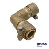 BRUGG raccord à vis coudé 90°, égal chauffage (SDR 11/6 bar)