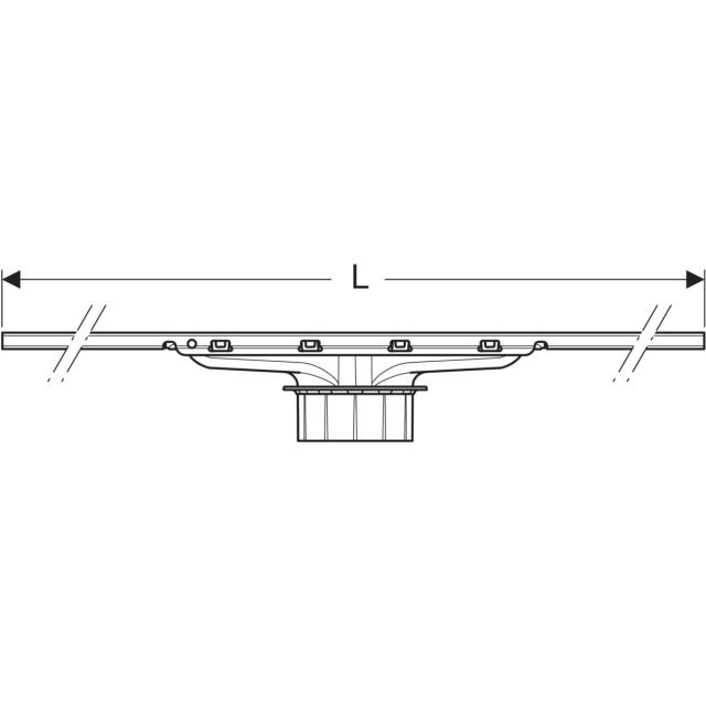 Rigole de douche CLEANLINE30
longueur 30-110 cm
largeur 4,3 cm
acier inoxydable brossé
Coloris:acier inoxydable polie