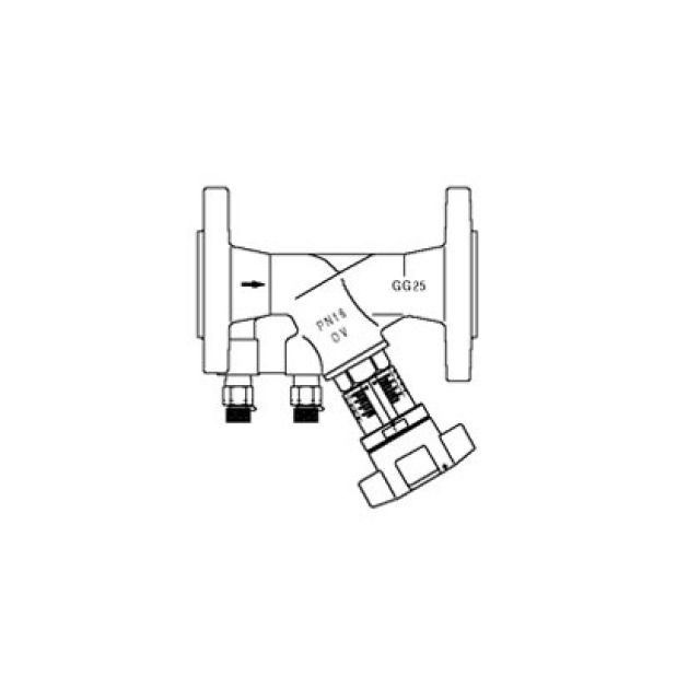 STRANGREGULIERVENTIL OVENTROP
HYDROCONTROL VFC DN20